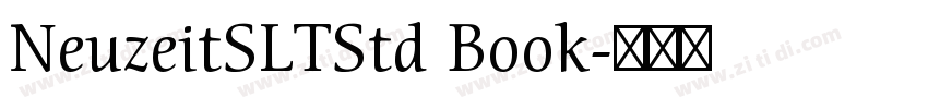 NeuzeitSLTStd Book字体转换